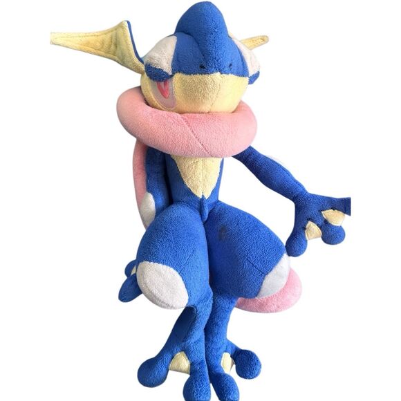 Pokemon All Star Collection GRENINJA blue white plush stuffed animal 24423 - Picture 1 of 4